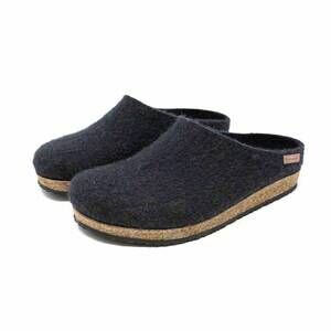 NEW STEGMANN men's original cork wool clog in graphite